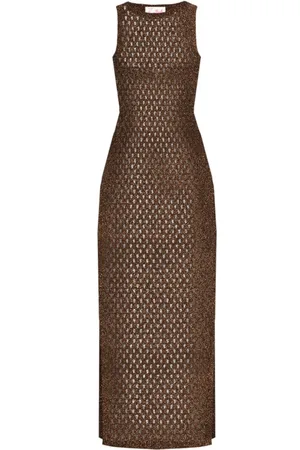MC2 SAINT BARTH Femme, Robes, Brun, Taille: 40 FR Robe Marron pour Femmes