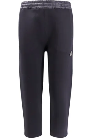 Moncler Homme, Pantalons, Noir, Taille: L Pantalon noir à taille élastique