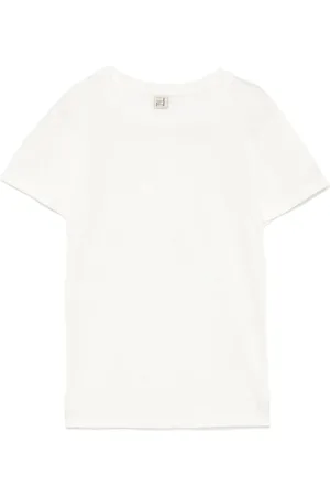 Baserange Femme, Tops, Blanc, Taille: 40 FR T-shirt Blanc Col Rond