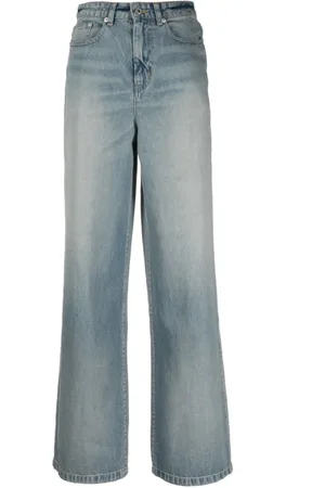 Kenzo Femme, Jeans, Bleu, Taille: W30 Jeans Larges