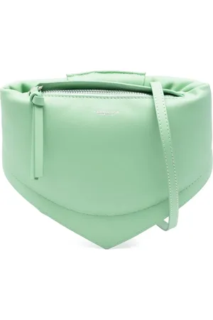 Federico Cina Femme, Sacs, Vert, Taille: ONE Size Sac à Main Vert Menthe