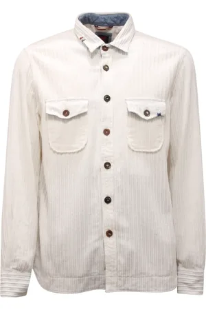 BOB der Bär Homme, Vestes, Blanc, Taille: L Veste velours Buzzy602 Couleur Latte