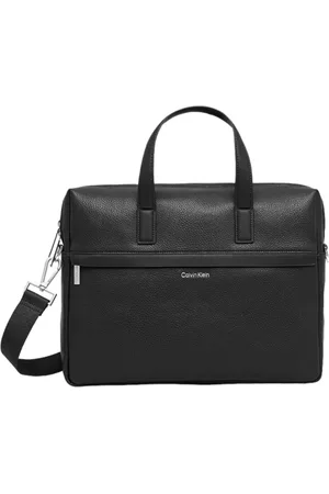 Calvin Klein Homme, Sacs, Noir, Taille: ONE Size Sac à Bandoulière Noir avec Fermeture Éclair Style Simple