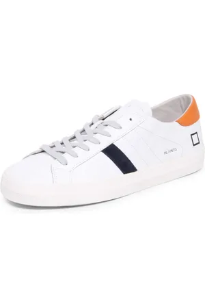 D.A.T.E. Homme, Chaussures, Blanc, Taille: 44 EU Chaussures Vintage Low Hill