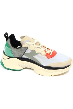 Diadora Homme, Chaussures, Multicolore, Taille: 43 EU Chaussures en Tissu Transparent Beige