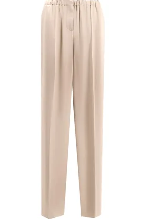 Giorgio Armani Femme, Pantalons, , Taille: 40 FR Pantalon Large En Soie