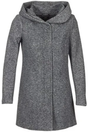 ONLY Femme, Manteaux, Gris, Taille: 40 FR Cape Grise Femme Sedona