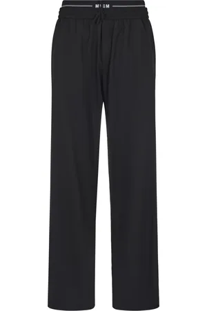 Msgm Homme, Pantalons, Noir, Taille: M Pantalon Noir Élégant