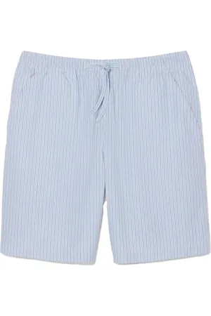 Lacoste Homme, Shorts, Bleu, Taille: M Chemise à rayures coupe décontractée