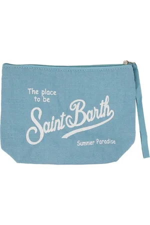 MC2 SAINT BARTH Femme, Sacs, Bleu, Taille: ONE Size Sac élégant avec logo brodé