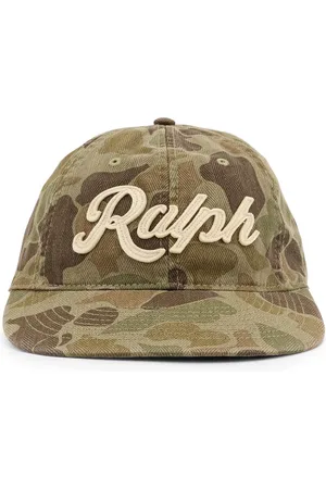 Ralph Lauren Homme, Accessoires, Vert, Taille: ONE Size Chapeaux verts avec sangle en cuir