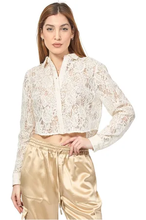 Guess Femme, Blouses et Chemises, , Taille: 42 FR Chemise Manches Longues Courte