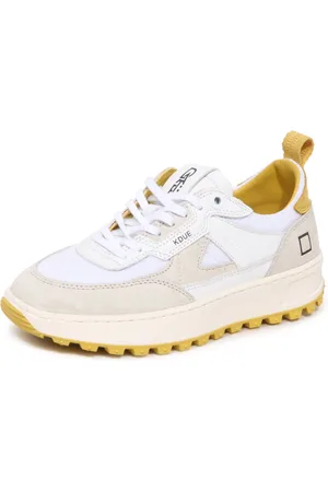 D.A.T.E. Femme, Chaussures, Multicolore, Taille: 40 EU Chaussures Blanc-Jaune Modèle W401