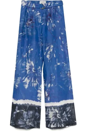 ERMANNO SCERVINO Femme, Pantalons, Bleu, Taille: 36 FR Pantalons Casual Élégants pour Hommes