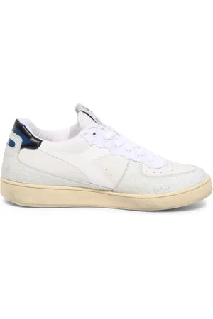 Diadora Homme, Chaussures, Blanc, Taille: 43 EU Heritage Stonewashed Basket Chaussures