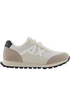 Armani Exchange Homme, Chaussures, Gris, Taille: 40 EU Baskets Casual Bicolores Blancs
