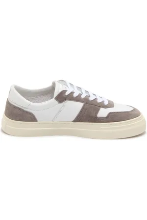 D.A.T.E. Homme, Chaussures, Blanc, Taille: 42 EU Chaussures Studio Bicolores Blanc-Gris