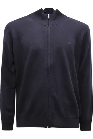 BROOKSFIELD Homme, Pulls, Bleu, Taille: 3XL Pull en Laine à Fermeture Éclair Bleu