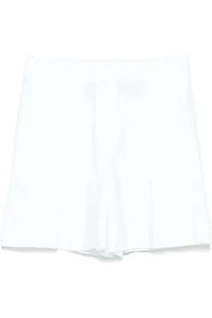 THEORY Femme, Shorts, Blanc, Taille: 36 FR Shorts Blancs avec Fermeture Boutonnière Avant