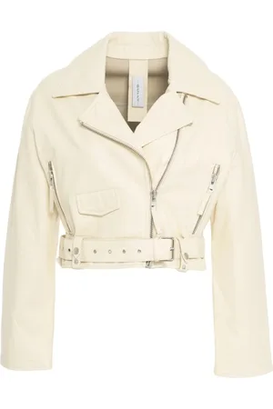 BULLY Femme, Vestes, , Taille: 40 FR Veste de motard avec Fermeture Éclair Asymétrique
