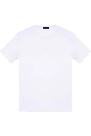 THEORY Homme, Tops, Blanc, Taille: S T-shirt en modal