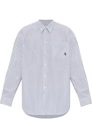 Sporty & Rich Unisex, Chemises, Bleu, Taille: S Chemise de la collection Preppy