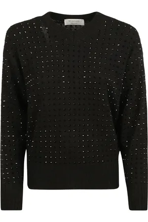 Sportmax Femme, Pulls, Noir, Taille: 38 FR Top Noir UTA