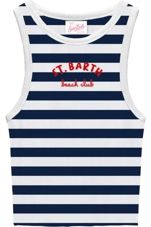 MC2 SAINT BARTH Femme, Tops, Multicolore, Taille: 38 FR T-shirts et Polos Blancs