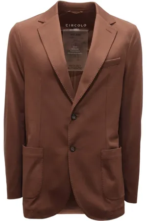 Circolo Homme, Vestes, Brun, Taille: L Veste Piquet Non Doublée Modèle Cn4224