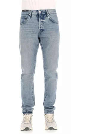 PT Torino Homme, Jeans, Bleu, Taille: W34 Jean Coupe Droite en Denim