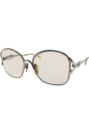 Dior Femme, Pre-owned, Gris, Taille: ONE Size Pre-owned Metal lunettes-de-soleil