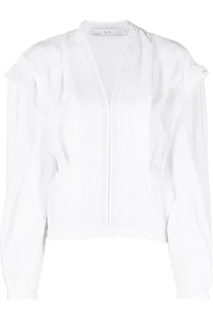 IRO Femme, Blouses et Chemises, Blanc, Taille: 36 FR Blouses