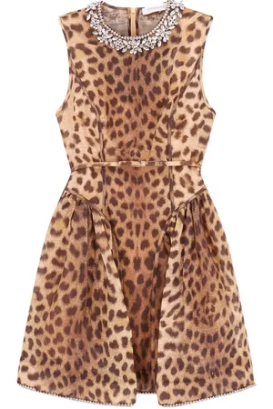ZIMMERMANN Femme, Robes, Multicolore, Taille: 38 FR Robe à Pois avec Détails en Strass