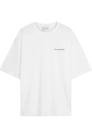 Filling pieces Femme, Tops, Blanc, Taille: 42 FR T-shirt Blanc Style Minimaliste Boxy