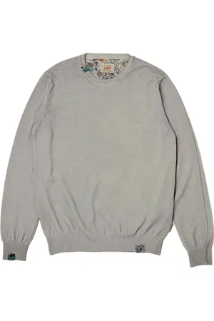 BOB der Bär Homme, Pulls, Gris, Taille: XL Jersey en Coton Teint à Froid Printemps Slim