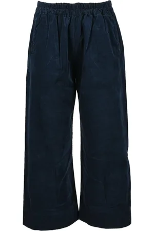 ANOTHER LABEL Femme, Pantalons, Bleu, Taille: 40 FR Pantalon Coton Élasthanne