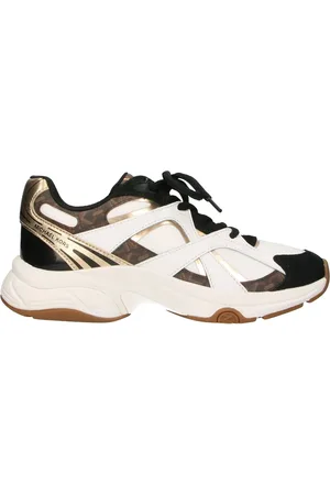 Michael Kors Femme, Chaussures, Multicolore, Taille: 40 EU Baskets en daim et cuir avec semelle en tissu