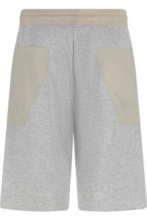 RANRA Homme, Shorts, Gris, Taille: L Shorts Bermuda en nylon avec poches