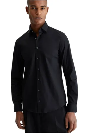 Calvin Klein Homme, Chemises, Noir, Taille: M Chemise Homme classique unie