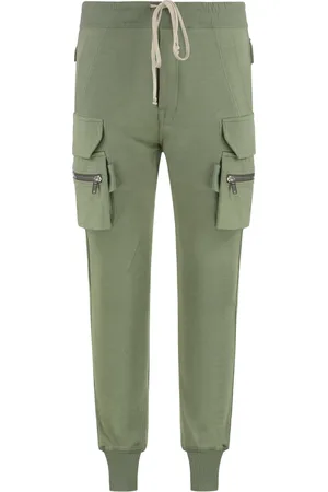 Rick Owens Homme, Pantalons, Vert, Taille: S Pantalon cargo avec plusieurs poches