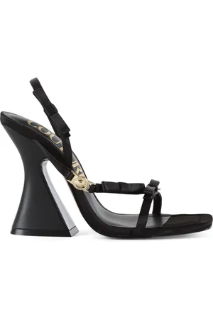 VERSACE Femme, Chaussures, Noir, Taille: 37 EU High Heel Sandales