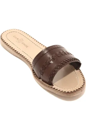 CAR SHOE Femme, Chaussures, Brun, Taille: 36 EU Sandales en Cuir Naturel