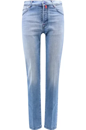 Kiton Homme, Jeans, Bleu, Taille: W36 Jean Slim Fit Bleu Fabriqué en Italie