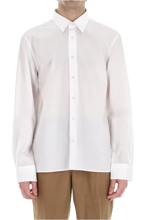 OFFICINE GENERALE Homme, Chemises, Blanc, Taille: L Chemise Blanche en Popeline de Coton