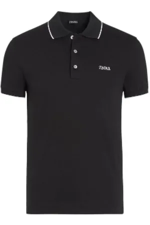 Ermenegildo Zegna Homme, Tops, Noir, Taille: M Polo