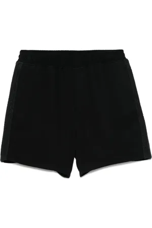 Represent Homme, Shorts, Noir, Taille: L Shorts Noirs avec Taille Élastique et Poches