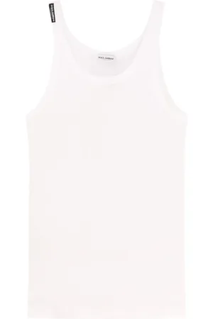 Dolce & Gabbana Homme, Tops, Blanc, Taille: L T-shirts et Polos Blancs