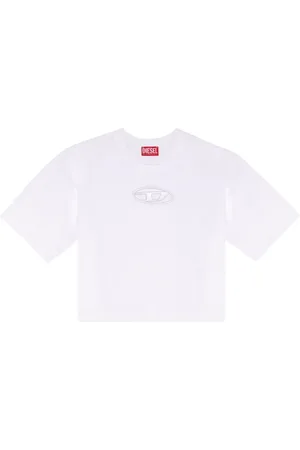 Diesel Femme, Tops, Blanc, Taille: 36 FR T-Shirt T-Rowy-OD 100
