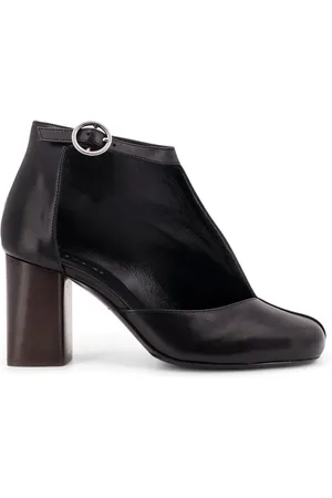 LEMAIRE Femme, Chaussures, Noir, Taille: 40 EU Bottes noires en cuir à bout carré