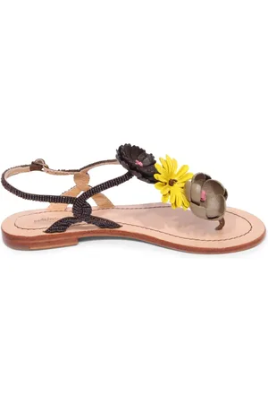 Maliparmi Femme, Chaussures, Multicolore, Taille: 36 EU Fleur Soleil Sandales Wo